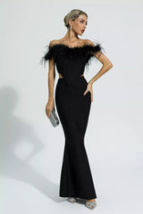 Ellianna Black Feather Bandage Set