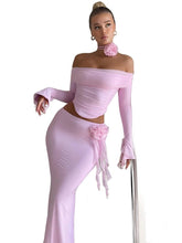 2 Piece Off Shoulder Maxi set