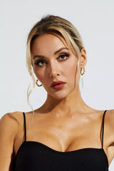 Ayla Spiral Circle Earrings