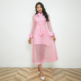 High Tide Lift Off Flower Linen Dress