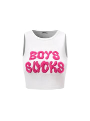 Boys Suck Crop Tank Top