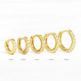 925 Micro Hoop Zircon earrings