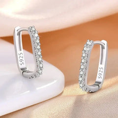 sterling silver hoop earrings