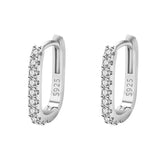 sterling silver hoop earrings