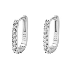 sterling silver hoop earrings