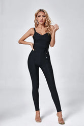 Autumn Black Bandage Jumpsuit - Catchall