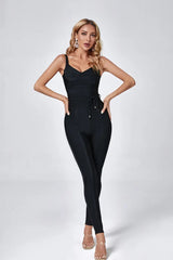 Autumn Black Bandage Jumpsuit - Catchall