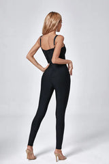 Autumn Black Bandage Jumpsuit - Catchall