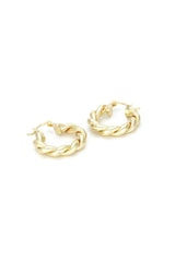 Ayla Spiral Circle Earrings