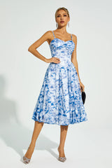 Carroll Blue Ink Slip Dress