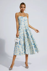Edith Blue Floral Slip Maxi Dress - Catchall
