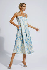 Edith Blue Floral Slip Maxi Dress - Catchall