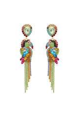 Everleigh Parrot Diamante Earrings