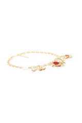 Faith Pomegranate Flower Necklace