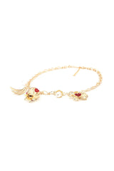 Faith Pomegranate Flower Necklace