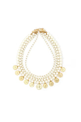 Isabel Pearl Gold Coin Necklace - Catchall