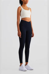 Lexi Black V-Waist Tight Leggings - Catchall