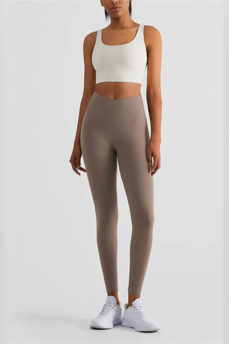 Lexi Dark Down V-Waist Tight Leggings - Catchall