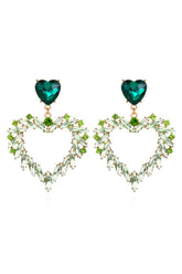 Logan Green Heart Earrings - Catchall