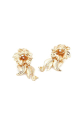 Lyla Golden Flower Earrings