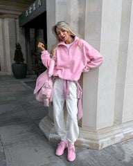Loose Lapels Pullover Sweater