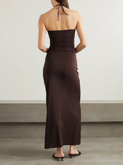 Three-Dimensional Rose Hollow Dress