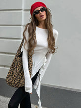 Pleated Ruffle Tassel Jersey Top