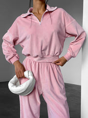 Sports Sweater Suit Autumn And Winter Coat Trousers Two-Piece