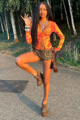 Lace Cardigan Top Ruffle Skirt Set