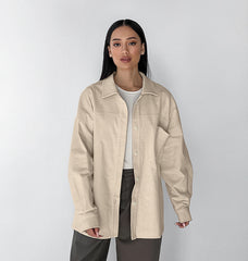 Lapel Long Sleeve Shirt
