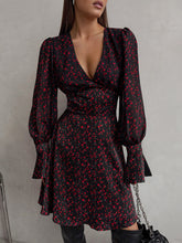 Floral Printed Fit and Flare Dress