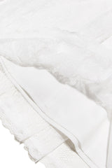 Lace Puff Sleeve Mini Dress