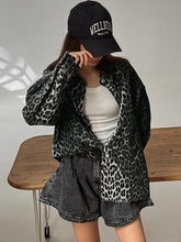 Black Leopard Print Shirt