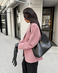 Oversized Long Sleeve Single Breasted Blazer