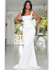 Angelina Oversized Bow Gown
