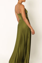 Pleated Maxi Dress