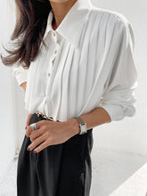 Chiffon Pleated Shirt