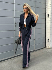 ContrastColor Tracksuit All-MatchingCasual Sportswear