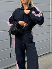ContrastColor Tracksuit All-MatchingCasual Sportswear