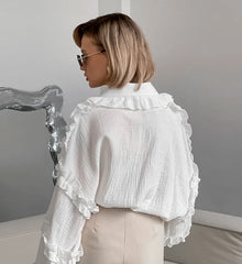 Lace Long-sleeved Shirt