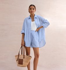 Loose Shirt and Shorts Set