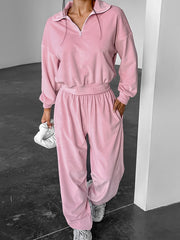 Sports Sweater Suit Autumn And Winter Coat Trousers Two-Piece