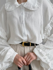 Lace Long-sleeved Shirt