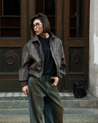 Long Sleeve Cropped Jacket Outerwear