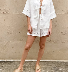 Knotted Top & Shorts