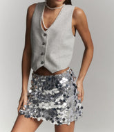 Sequins Decor Mini SkirSequins Decor Mini Skirtt