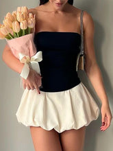 Drop-Waist Bubble Hem Dress