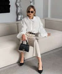 Lace Long-sleeved Shirt