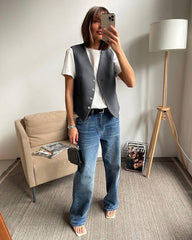 Vest & Pants Matching Suit