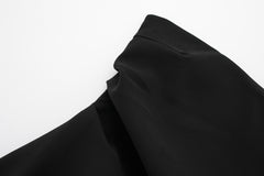 Off Shoulder Maxi Dress In Black